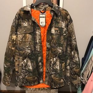 Men’s camo carhartt size medium jacket